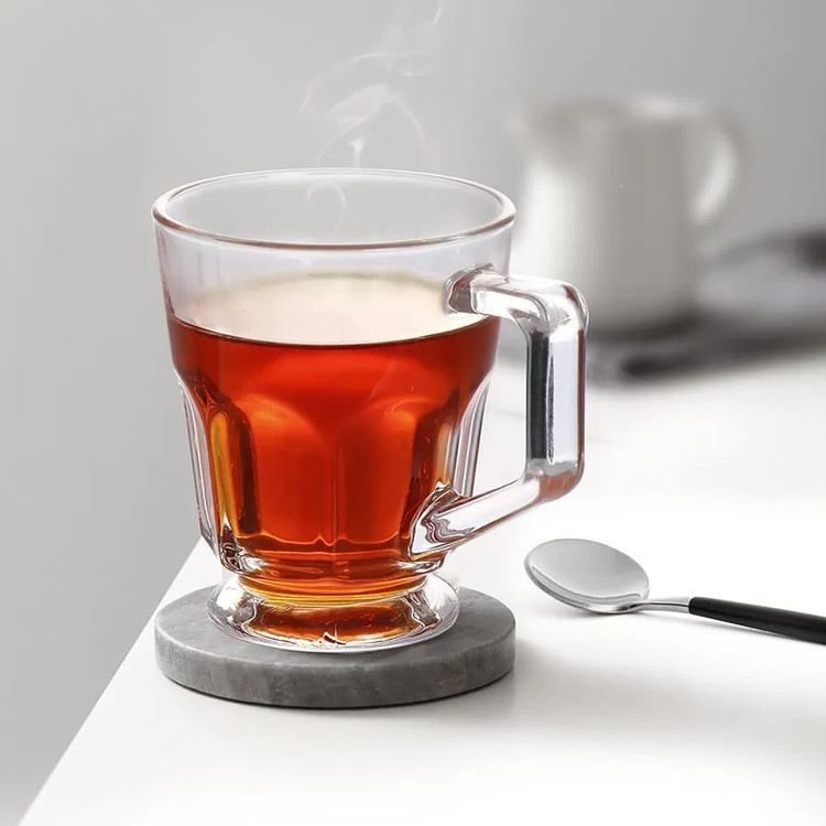 لیوان دسته دار کازابلانکا برند Deli glass