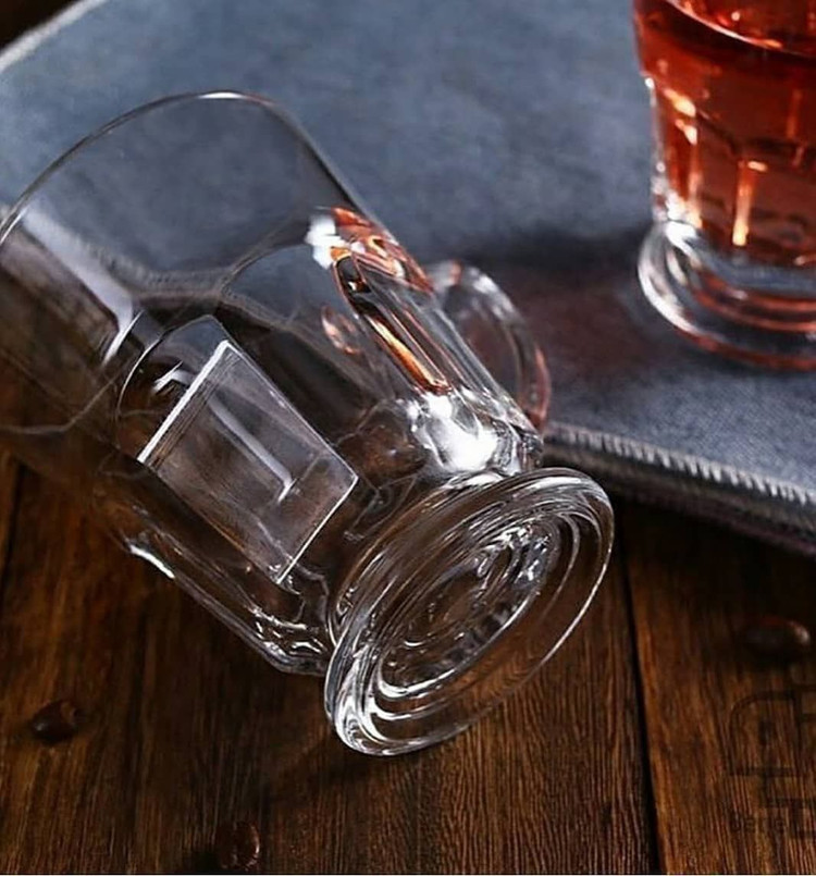 لیوان دسته دار کازابلانکا برند Deli glass