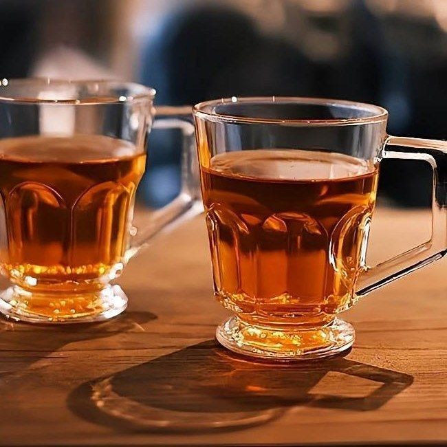 لیوان دسته دار کازابلانکا برند Deli glass