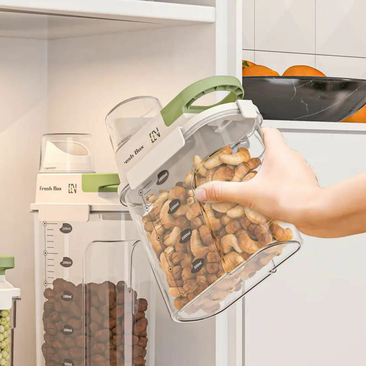 جا حبوبات و مایعات سه سایزی Fresh box