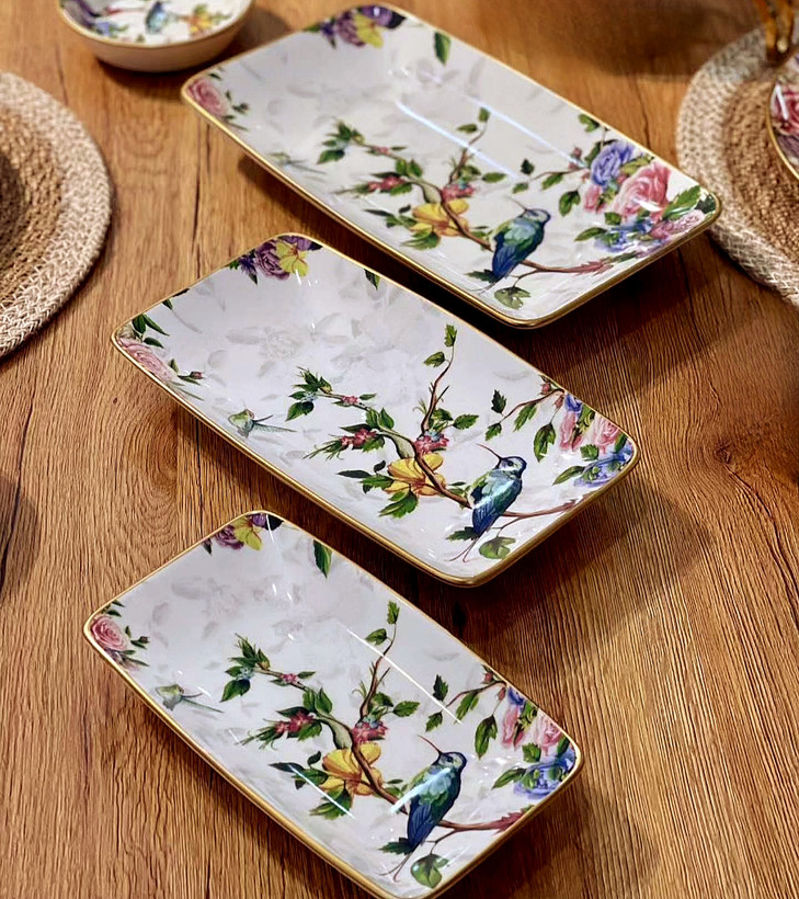 دیس سه عددی طرح Flores برند gönül