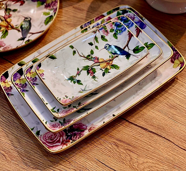 دیس سه عددی طرح Flores برند gönül