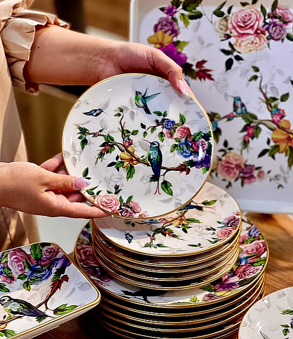 پیش دستی 6 عددی طرح Flores برند gönül