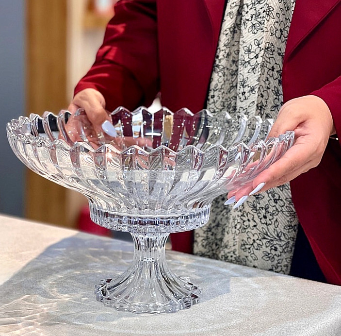 میوه خوری پایه دار کریستال جنوا محصول وارداتی