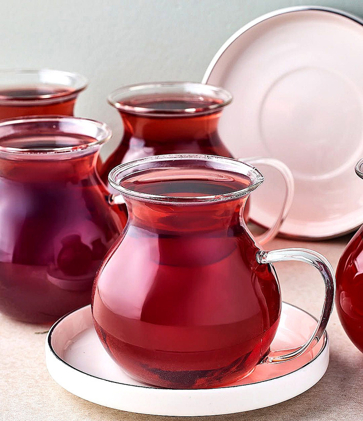 فنجان پیرکس چایخوری شعله مستقیم برند şahin ترکیه