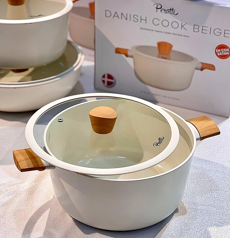 قابلمه دیواره کوتاه سایز 26 Danish cook برند Perotti ترکیه