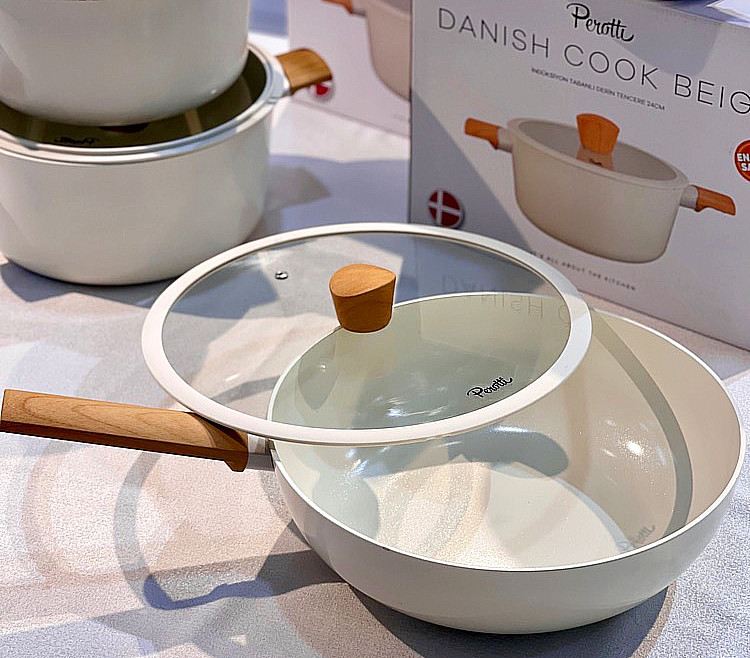 تابه ووک سایز 30 Danish cook برند Perotti ترکیه