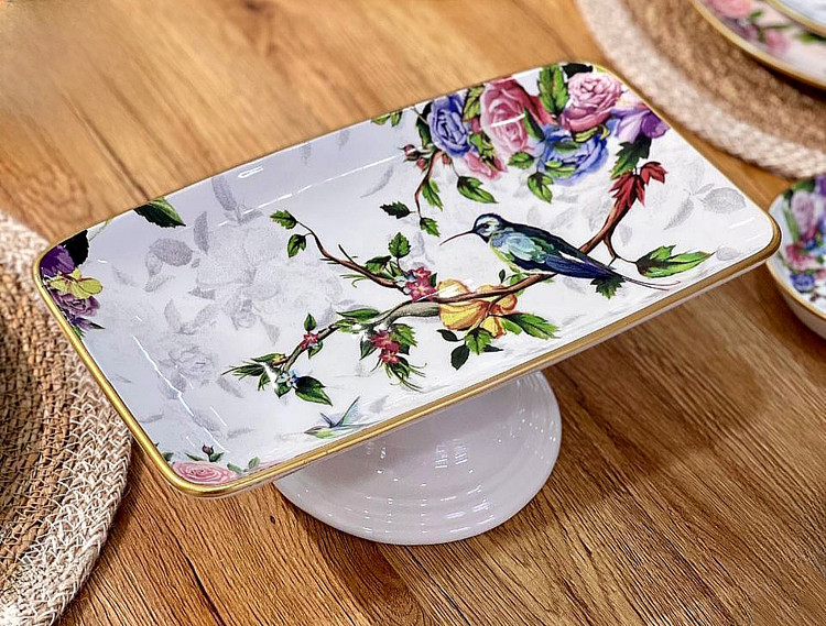 رولت خوری پایه دار طرح Flores برند gönül