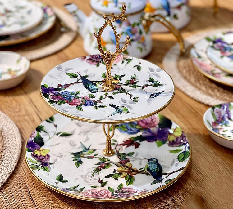 شیرینی خوری دو طبقه طرح Flores برند gönül