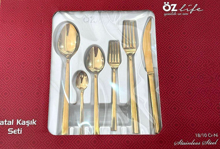 سرویس قاشق و چنگال 36 پارچه 6 نفر ه برند اوزلایف OZLIFE ترکیه