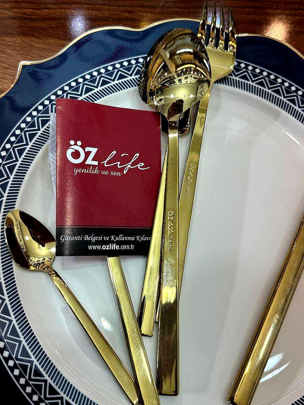 سرویس قاشق و چنگال 36 پارچه 6 نفر ه برند اوزلایف OZLIFE ترکیه