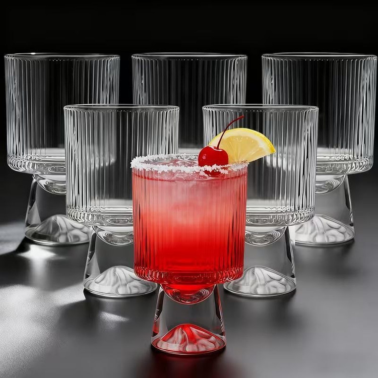 دسر خوری پایه دار برند Deli Glass وارداتی