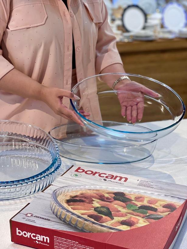 تابه پیرکس borcam برند Paşabahçe ترکیه