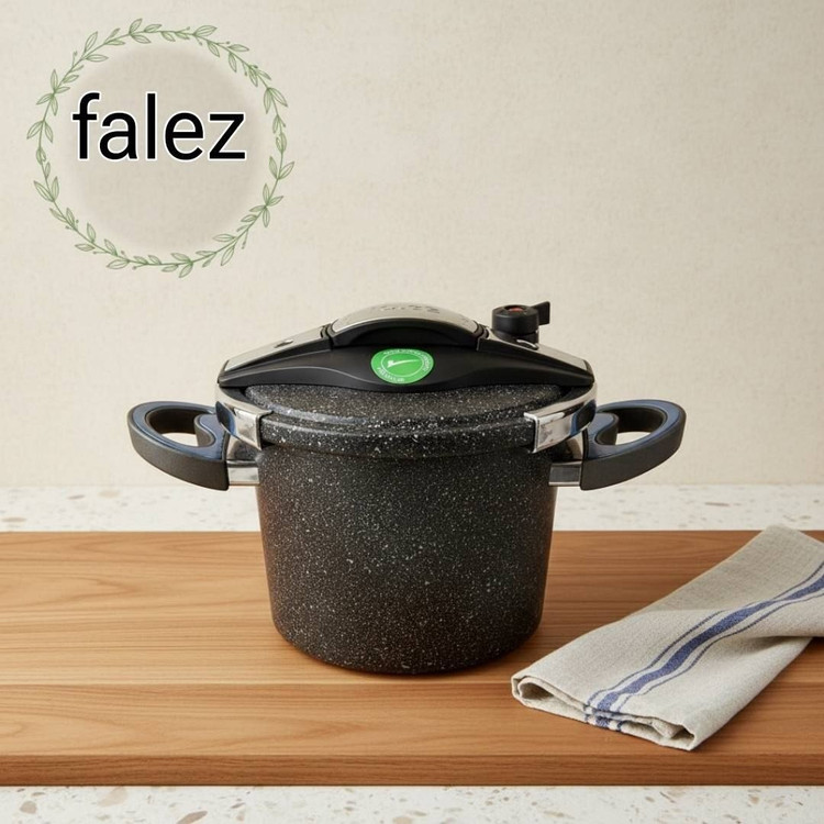 زودپز گرانیتی 6 لیتری FALEZ مدل CAST (دایکست) برند آلمانی ساخت ترکیه