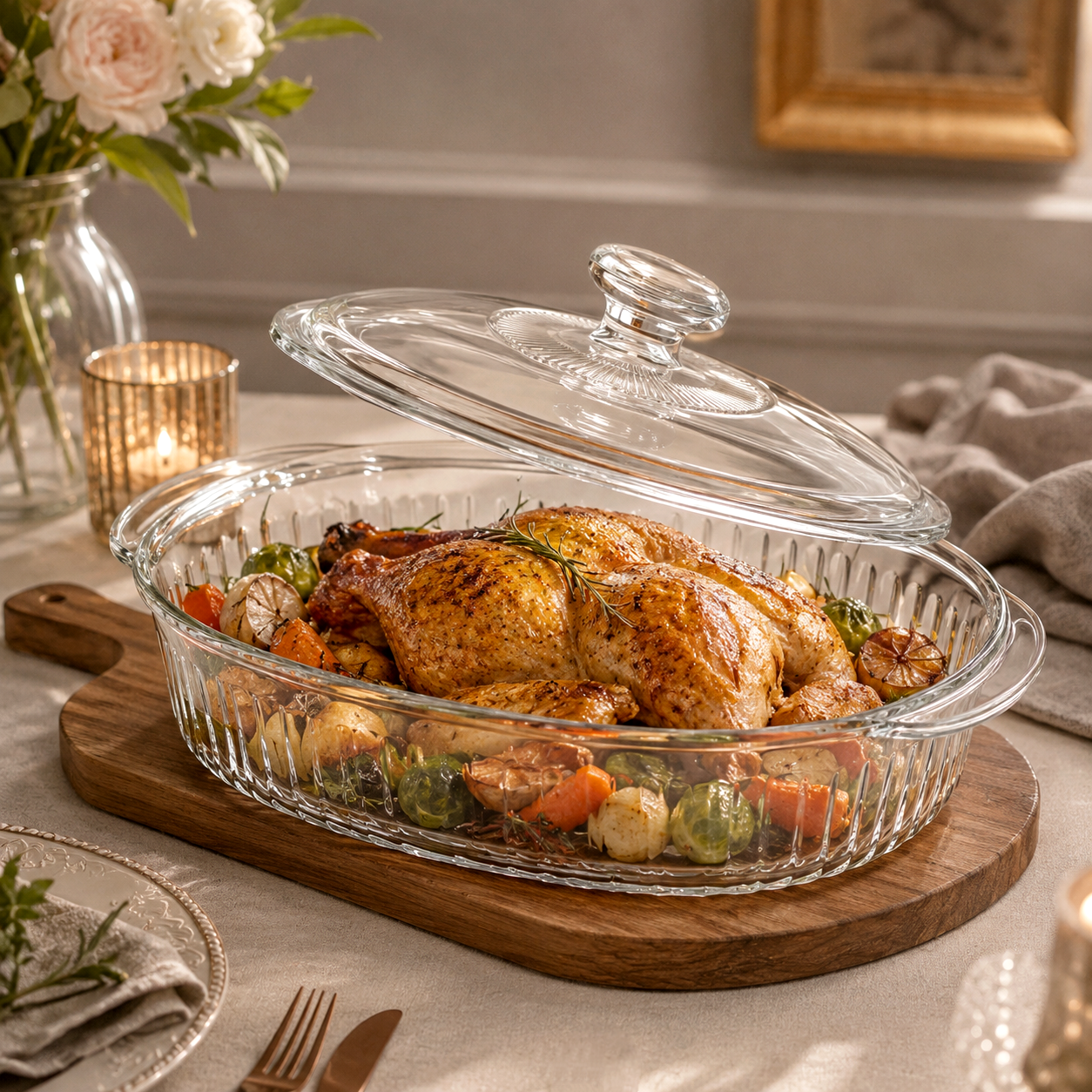 مرغ خوری پیرکس درب دار برند Danny Home وارداتی