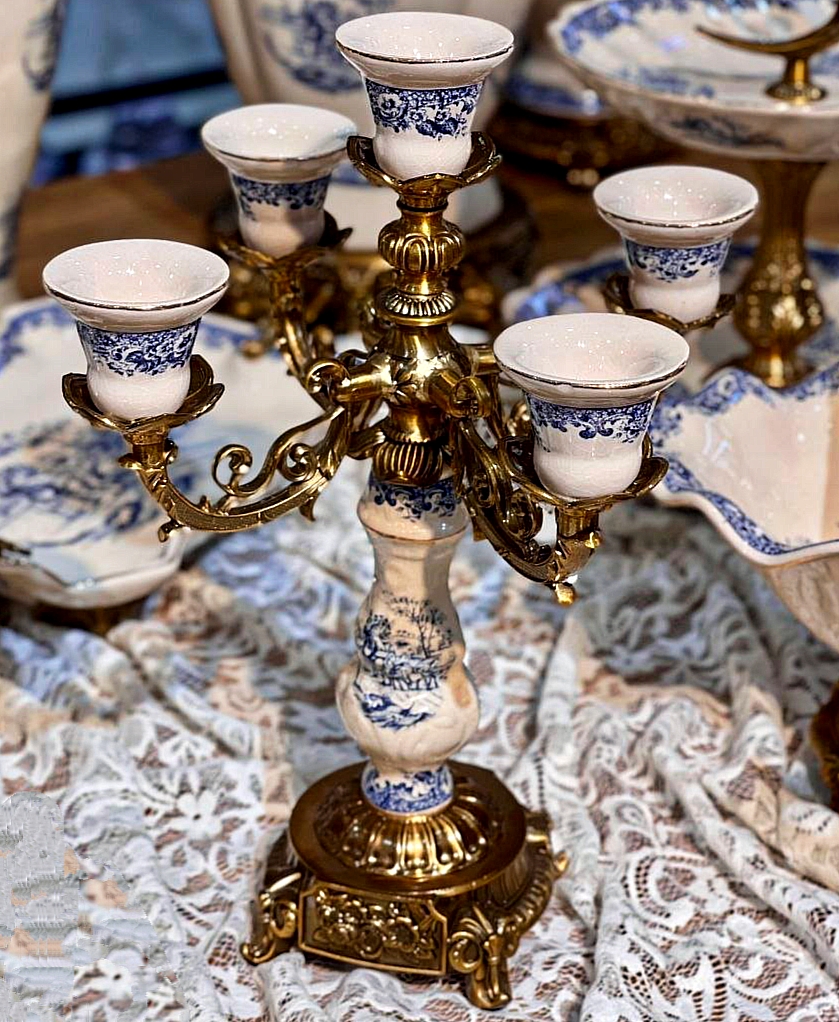 شمعدان پنج شعله مدل victoria وارداتی