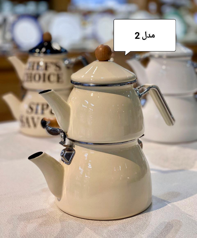 کتری قوری دو درب محصول şahin ترکیه
