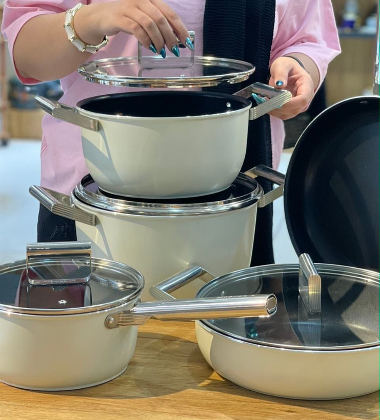 سرویس قابلمه 9 پارچه Gourmet محصول pink&more ترکیه