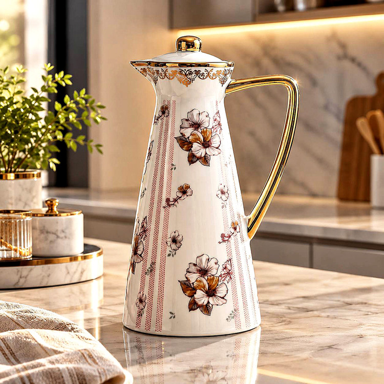 جا روغنی چینی طرح شکوفه گیلاس وارداتی
