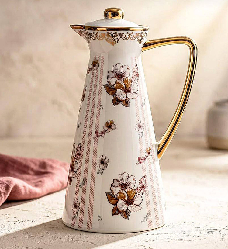 جا روغنی چینی طرح شکوفه گیلاس وارداتی